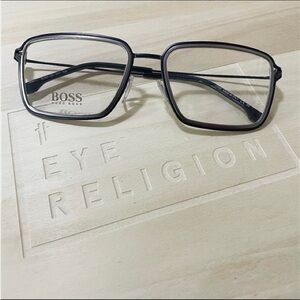 Hugo Boss 1231 Black Rectangular Eyewear